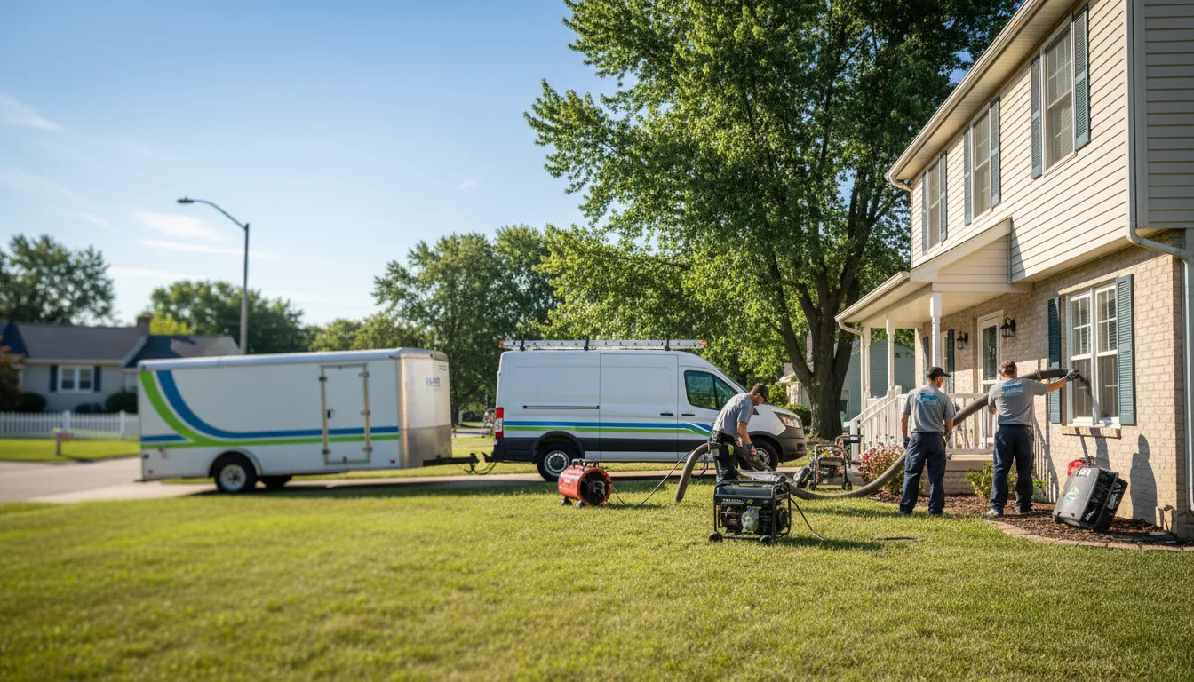 Flooded Basement Restoration And Cleanup With Repair in Fairfax, MN near me